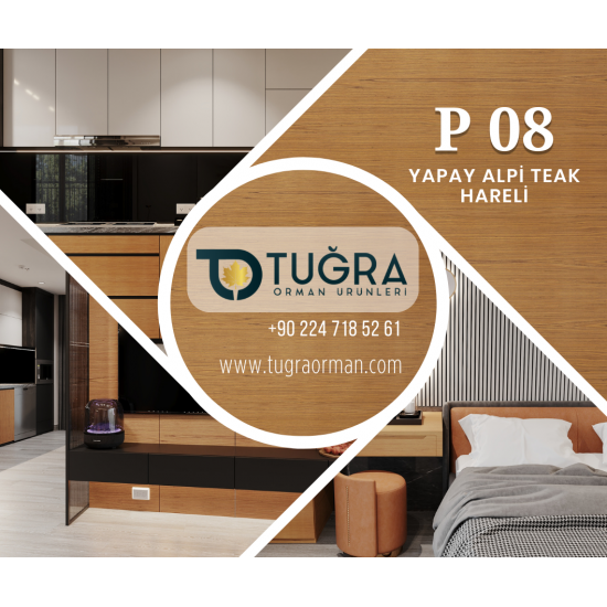 P8 TEAK HARELİ